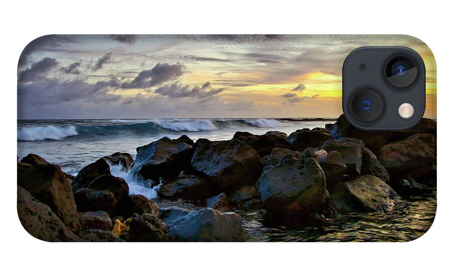 Poipu iPhone 13 Case featuring the photograph Poipu Beach Sunset by Bradley Morris