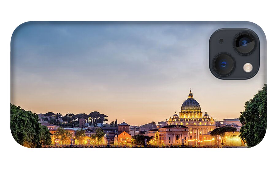 Rome iPhone 13 Case featuring the photograph Ponte Sant' Angelo by Alexios Ntounas