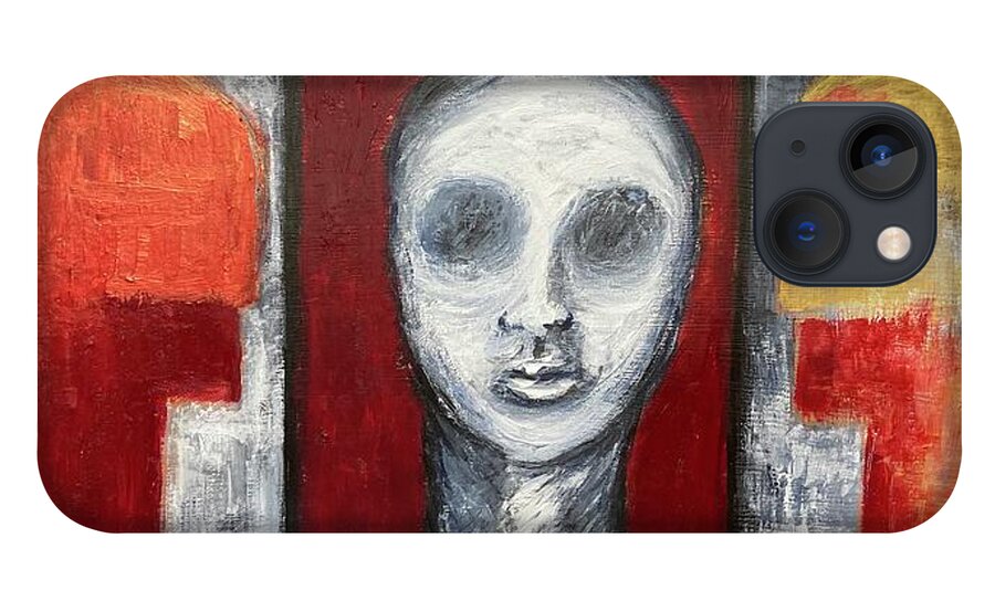 Head iPhone 13 Case featuring the painting Progression 2 by David Euler