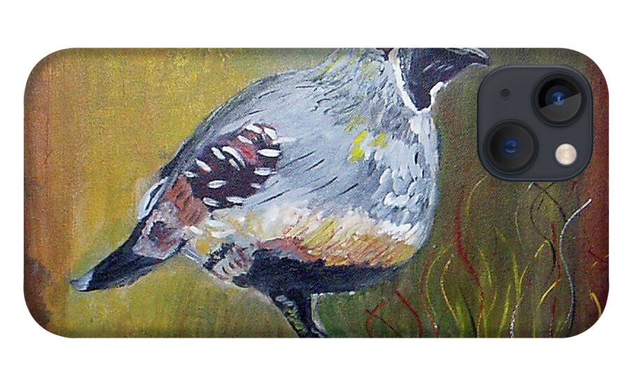 Quail iPhone 13 Case featuring the photograph Bobby the Quail by Genevieve Holland