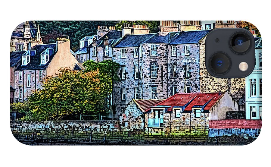 Queensferry Scotland iPhone 13 Case featuring the digital art Queensferry Scotland by SnapHappy Photos