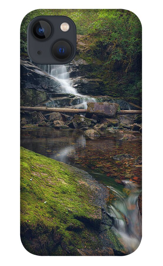 Waterfall iPhone 13 Case featuring the photograph Quiet Falls by Michael Rauwolf