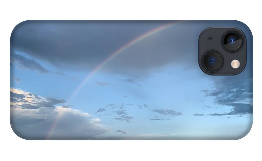 Rainbow iPhone 13 Case featuring the photograph Rainbow after the Storm by Chris Montcalmo