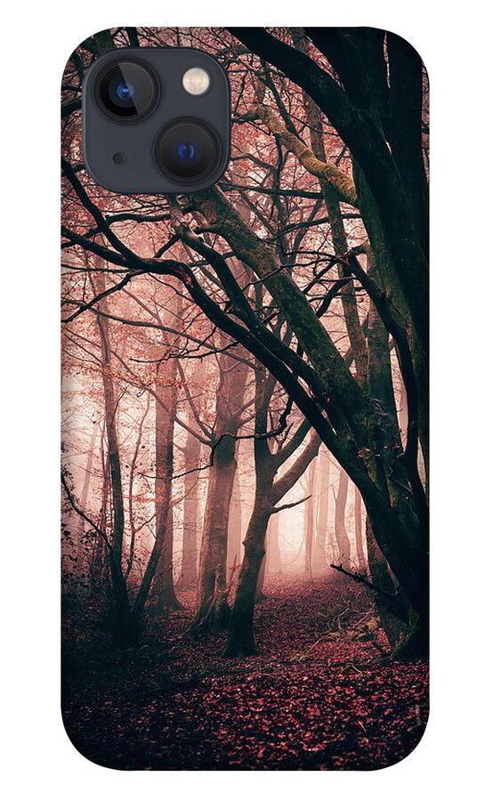 Forest iPhone 13 Case featuring the photograph Red Forest by Gavin Lewis