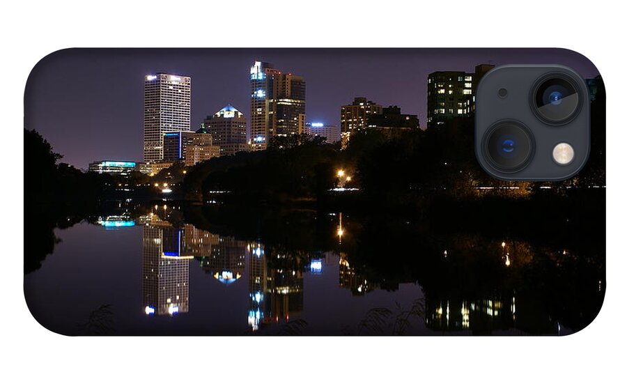 Milwaukee iPhone 13 Case featuring the photograph Reflections of the NIght by Deb Beausoleil
