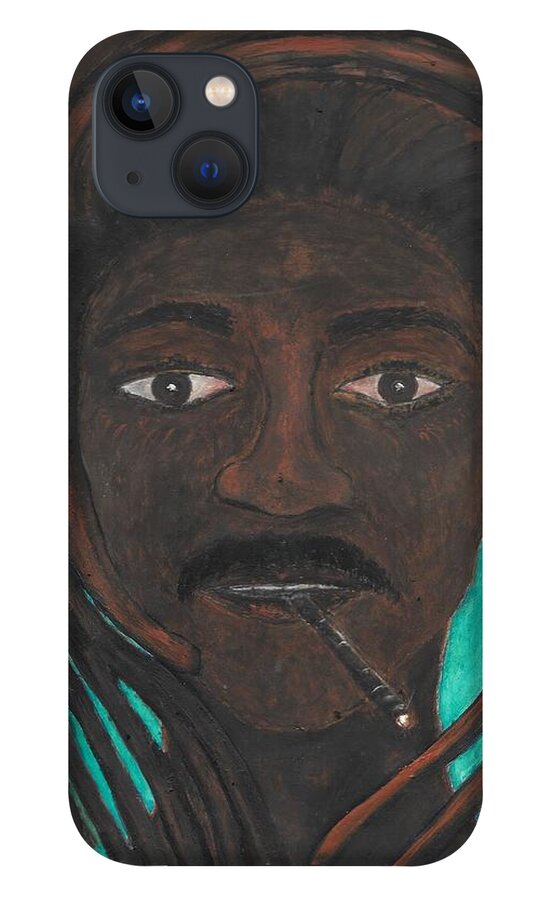 Man iPhone 13 Case featuring the painting Relish by Esoteric Gardens KN