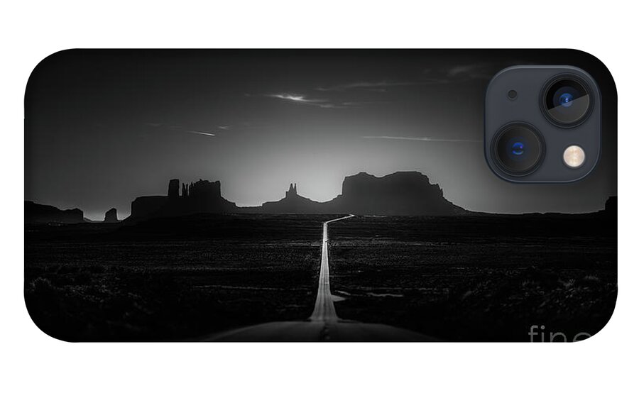 Monument Valley iPhone 13 Case featuring the photograph Road To The Wild Wild West by Doug Sturgess