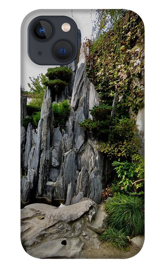 China iPhone 13 Case featuring the photograph Rock Garden by Kerry Obrist