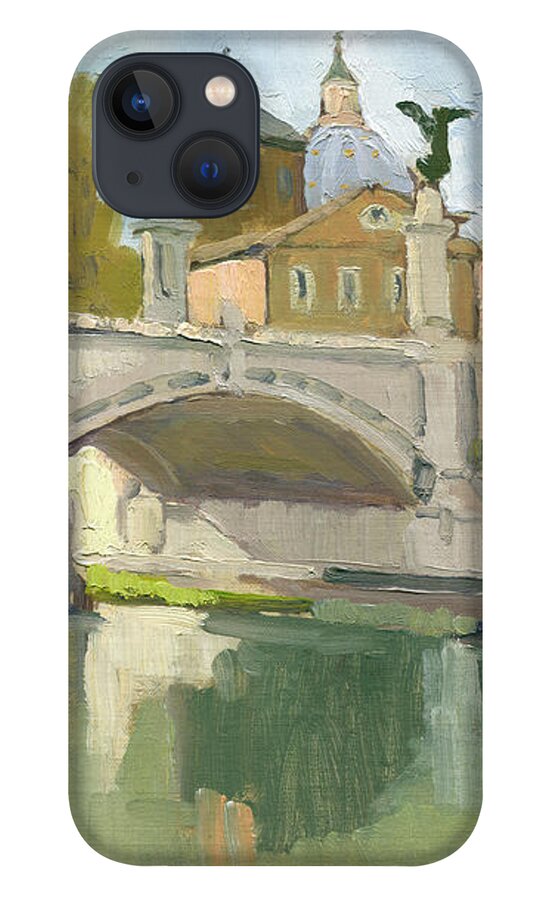 Rome iPhone 13 Case featuring the painting Roma - Rome, Italy by Paul Strahm