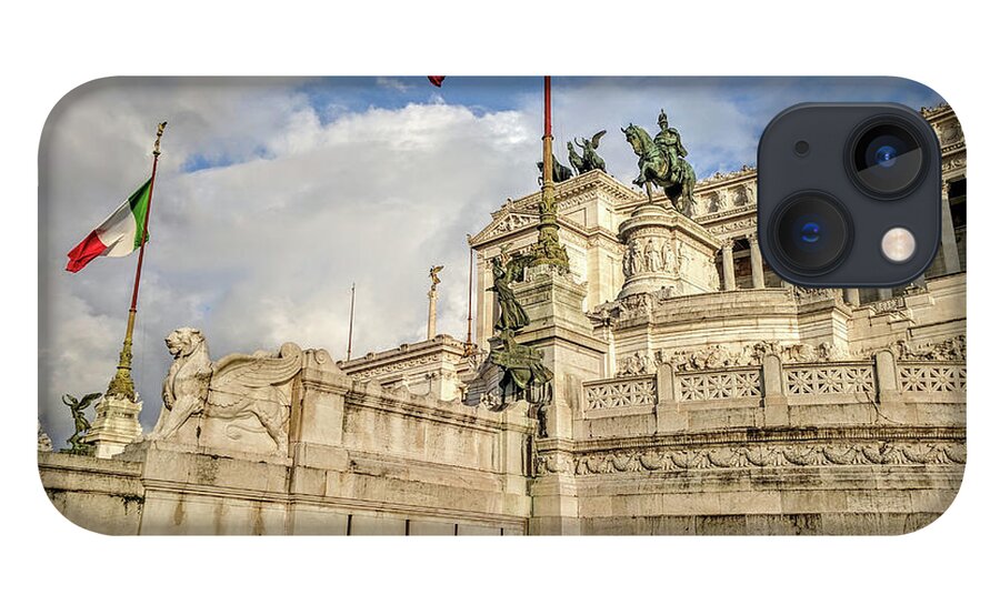 Emmanuel Monument. Rome iPhone 13 Case featuring the photograph Rome Monument by Yvonne Jasinski