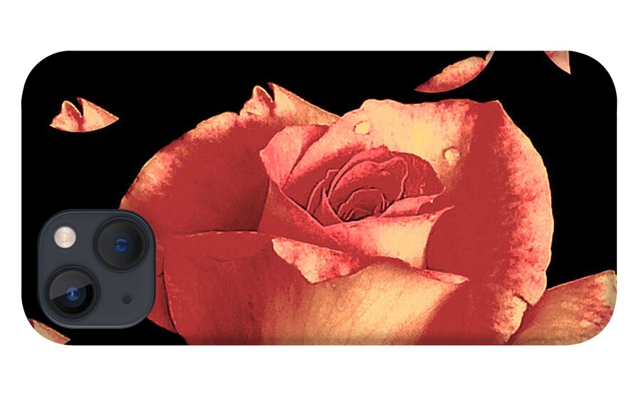 Rose iPhone 13 Case featuring the photograph Rose Petals by Dani McEvoy