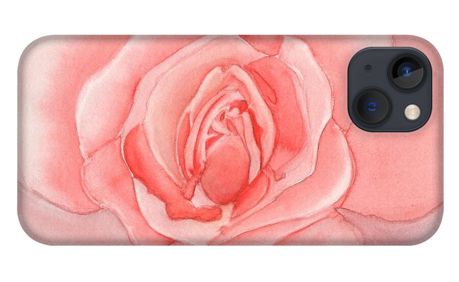 Rose iPhone 13 Case featuring the painting Rose Petals by Vicki B Littell