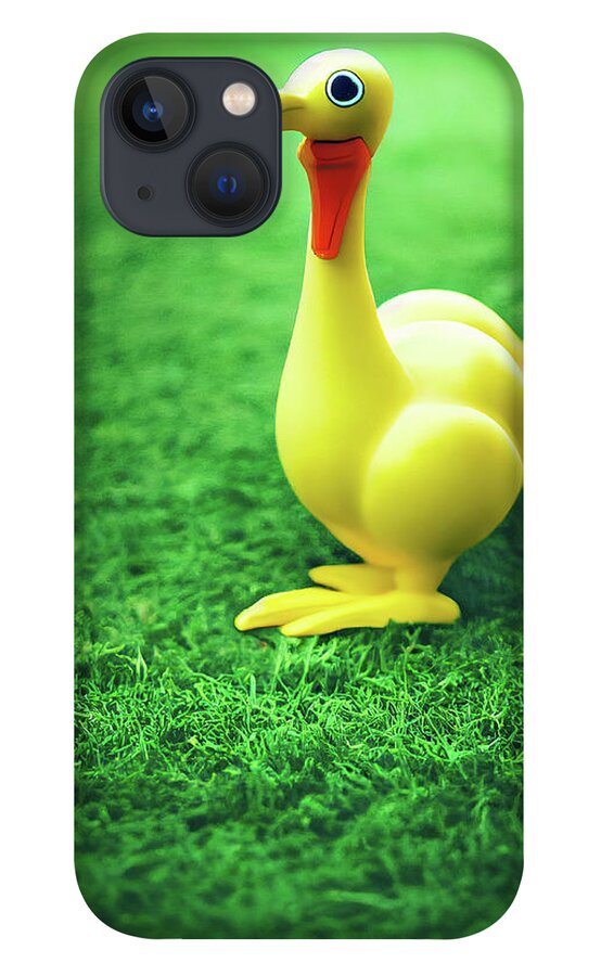 Rubber Chicken iPhone 13 Case featuring the digital art Rubber Chicken 03 by Matthias Hauser