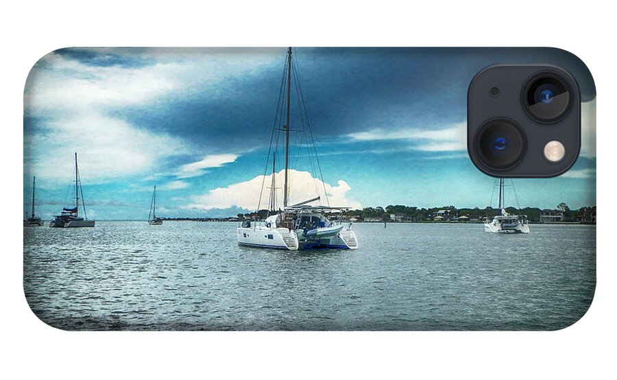 Sailboats iPhone 13 Case featuring the photograph Safe Harbor by Judy Hall-Folde