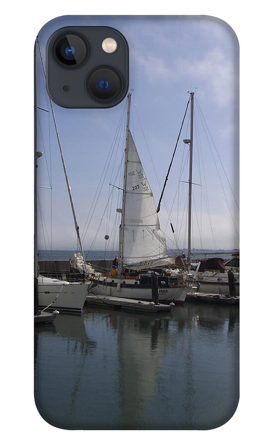  iPhone 13 Case featuring the photograph San Francisco Sail Boats by Heather E Harman