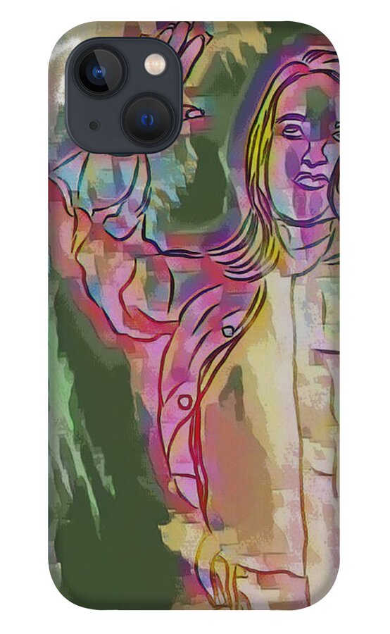 Goodbye iPhone 13 Case featuring the digital art Say Goodbye by Christina Rick