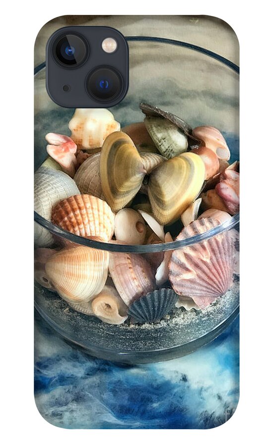 Seashells iPhone 13 Case featuring the photograph Seashell Selection by Diana Rajala
