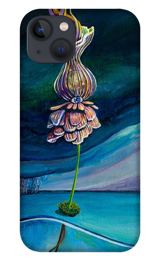 Optimism iPhone 13 Case featuring the painting Shine Bright by Mindy Huntress