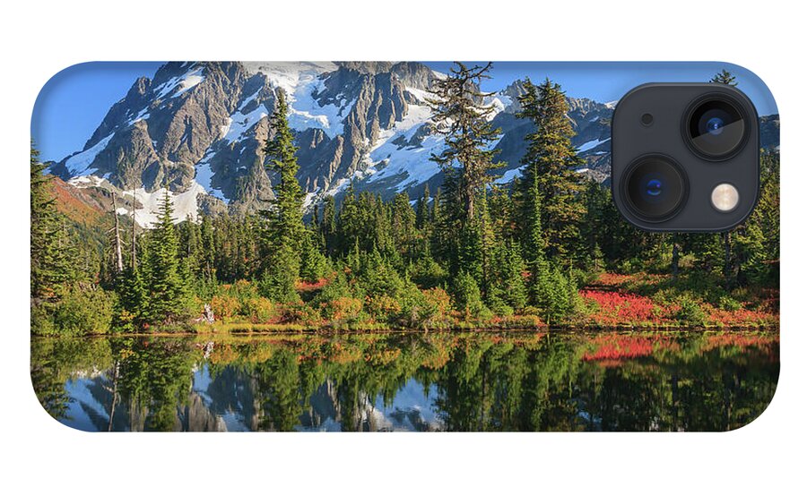 Mt. Shuksan iPhone 13 Case featuring the photograph Shuksan Reflection by Michael Rauwolf