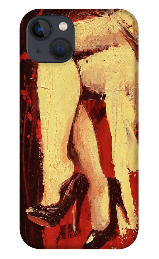 Seduction iPhone 13 Case featuring the painting Silent Seduction by Sv Bell