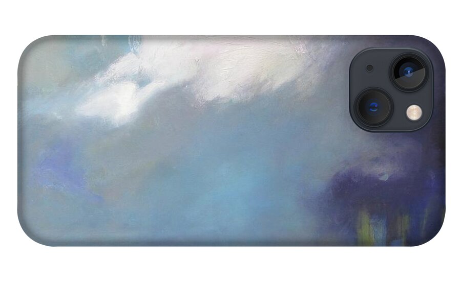 Sky Breaking iPhone 13 Case featuring the painting Sky Breaking by Chris Gholson
