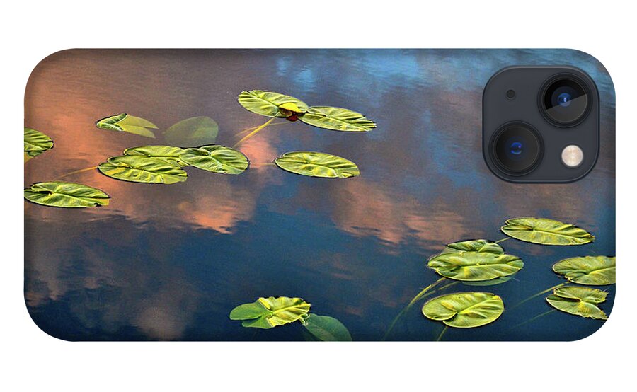Water Reflections iPhone 13 Case featuring the photograph Sky Meets Water by Susie Loechler