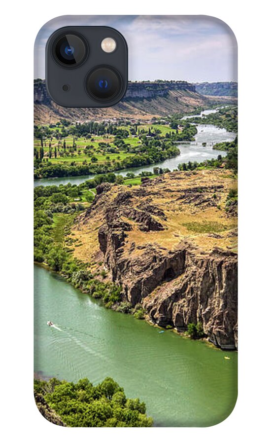 Snake River Canyon iPhone 13 Case featuring the photograph Snake River Canyon Twin Falls Idaho by Tatiana Travelways