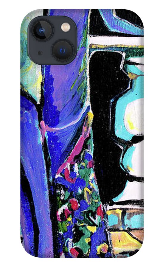 Soulmates iPhone 13 Case featuring the painting Soulmates by Cherie Salerno