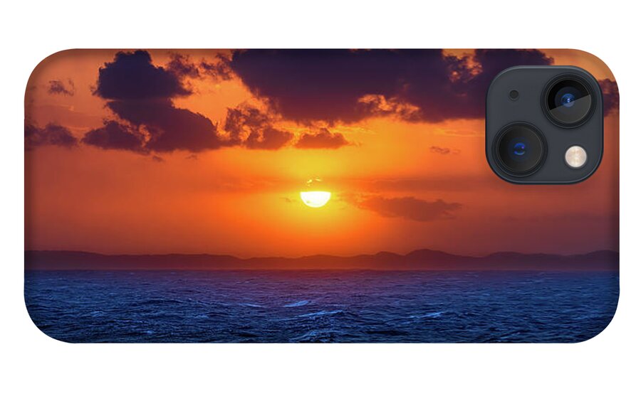 Sunset iPhone 13 Case featuring the photograph South African Stormy Sunset by William Dickman