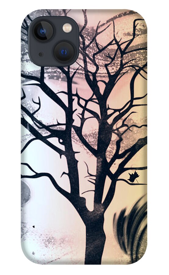 Tree iPhone 13 Case featuring the digital art Spring Falls by Auranatura Art