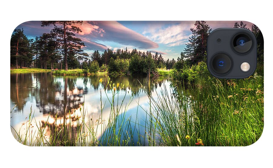 Mountain iPhone 13 Case featuring the photograph Spring Lake by Evgeni Dinev