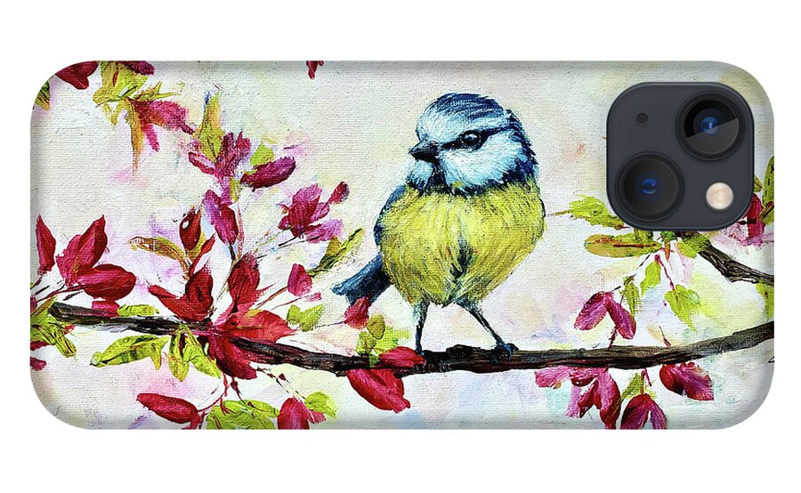 Bird iPhone 13 Case featuring the painting Spring Songbird by Zan Savage