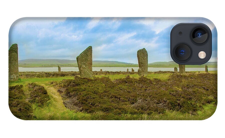Stones iPhone 13 Case featuring the photograph Standing Stones of Stenness by Matthew DeGrushe