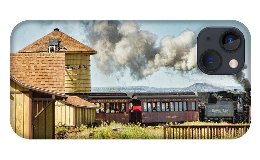 Train iPhone 13 Case featuring the photograph Steaming Past by Marilyn Cornwell