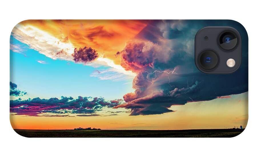Sunset iPhone 13 Case featuring the photograph Stormy Sunset by Marcus Hustedde