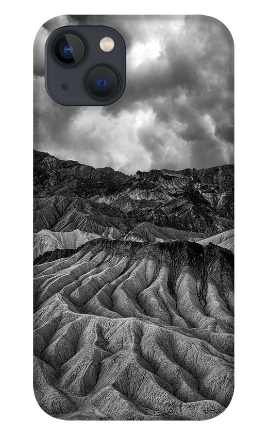 Landscape iPhone 13 Case featuring the photograph Stormy Zabriskie Point by Romeo Victor