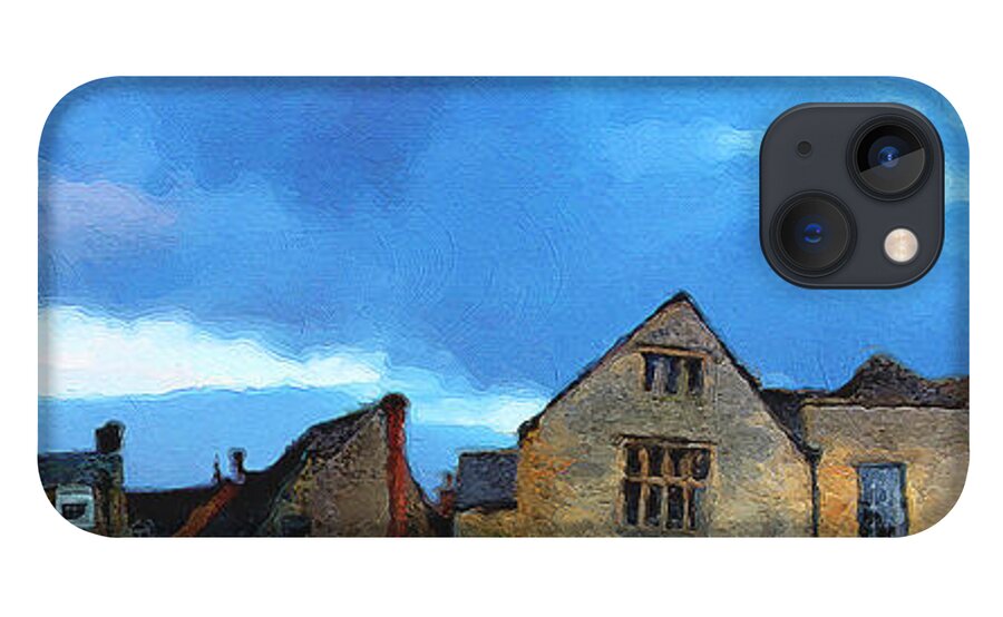 Stow-in-the-wold iPhone 13 Case featuring the photograph Stow in the Wold Mash Up by Brian Watt