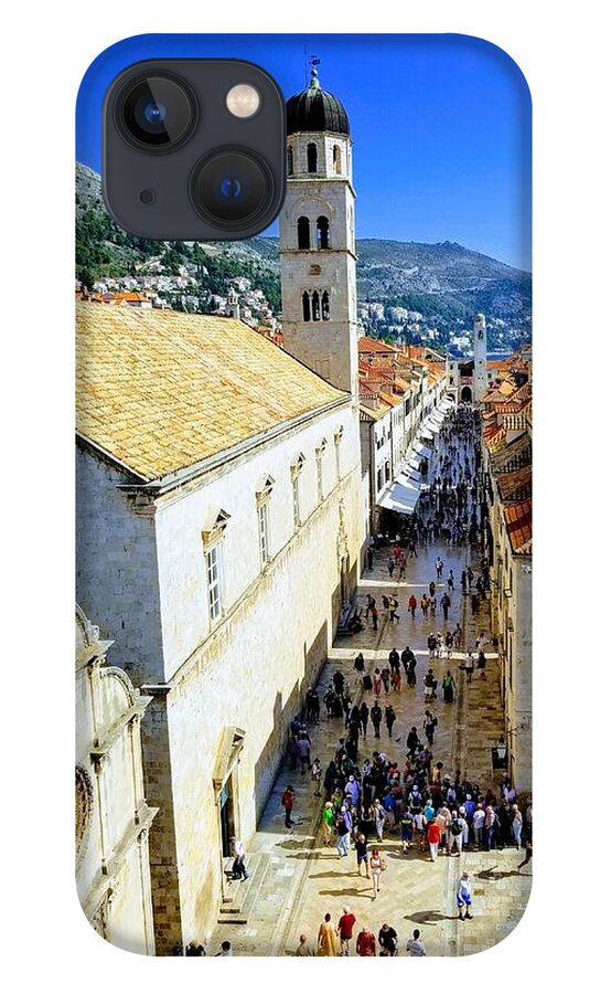 Stradun iPhone 13 Case featuring the photograph Stradun, Dubrovnik, Croatia by Annalisa Rivera-Franz