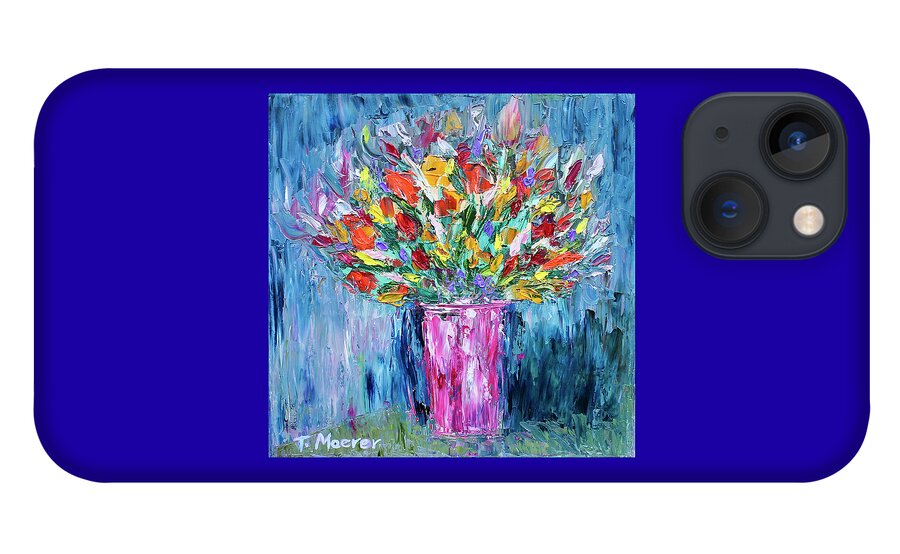 Flowers iPhone 13 Case featuring the painting Summer Delight by Teresa Moerer
