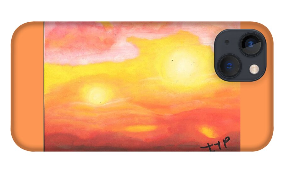 Sun iPhone 13 Case featuring the painting Sun Like Me by Esoteric Gardens KN