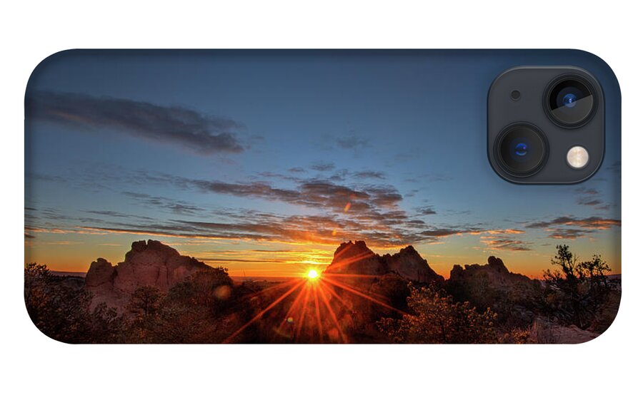 Sunrise iPhone 13 Case featuring the photograph Sunrise at the Gods by Elin Skov Vaeth