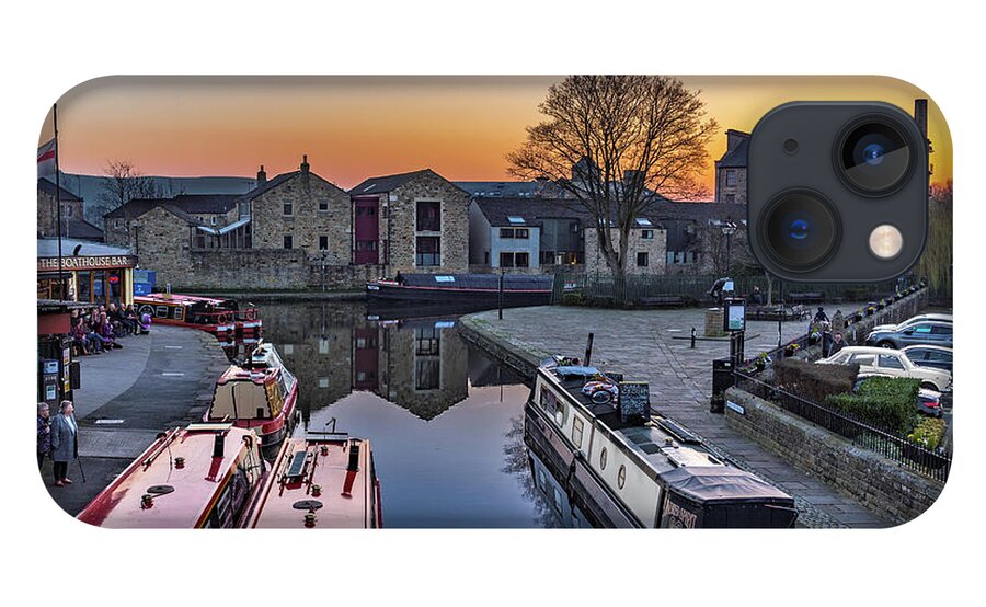 England iPhone 13 Case featuring the photograph Sunset In Skipton by Tom Holmes Photography