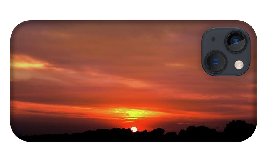 Love iPhone 13 Case featuring the photograph Sunset Kiss by Leonida Arte