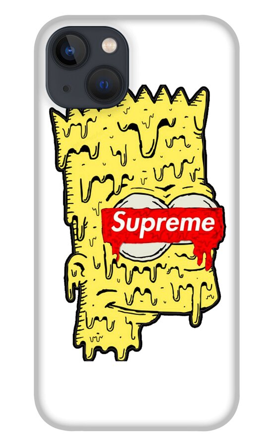 Supreme Special Logo The Simpsons iPhone 13 Case by Birch Twigley