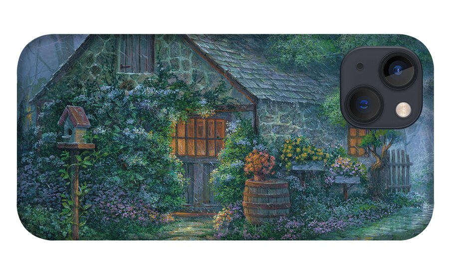 Michael Humphries iPhone 13 Case featuring the painting Sweet Summer Rain by Michael Humphries