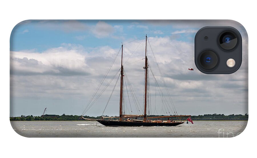 Sailboat iPhone 13 Case featuring the photograph Tall Ship Sailing - Charleston by Dale Powell