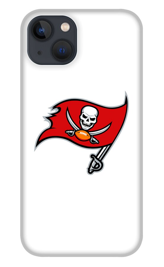 Buccaneers iPhone 13 Case featuring the digital art Tampa Bay Buccaneers by Mark S Goodlow