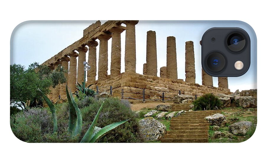 Italy iPhone 13 Case featuring the photograph Temple of Juno Agrigento by Sean Hannon