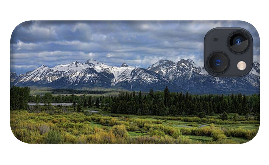 Teton iPhone 13 Case featuring the photograph Teton Panorama by David Armstrong