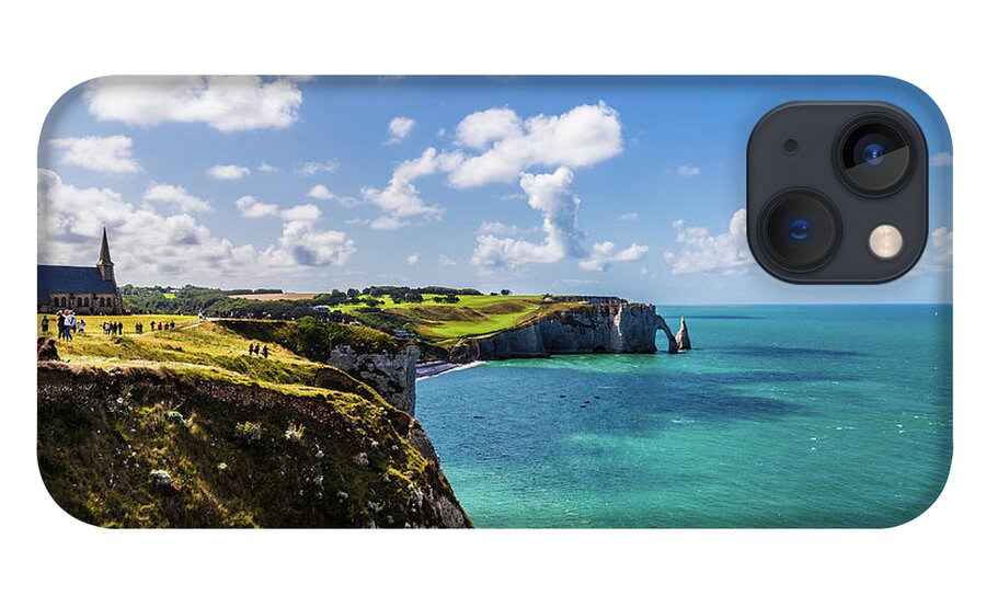 Etretat iPhone 13 Case featuring the photograph The cliffs at Etretat by Fabiano Di Paolo